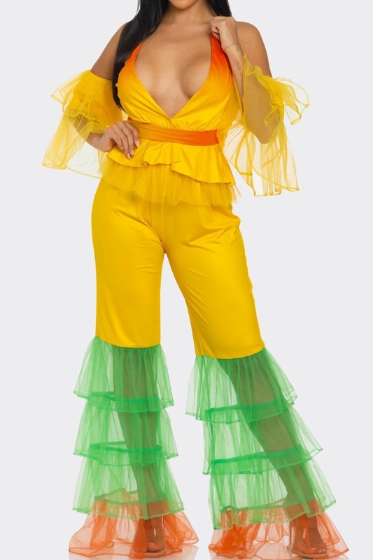 Tropical Ruffle Fiesta Set