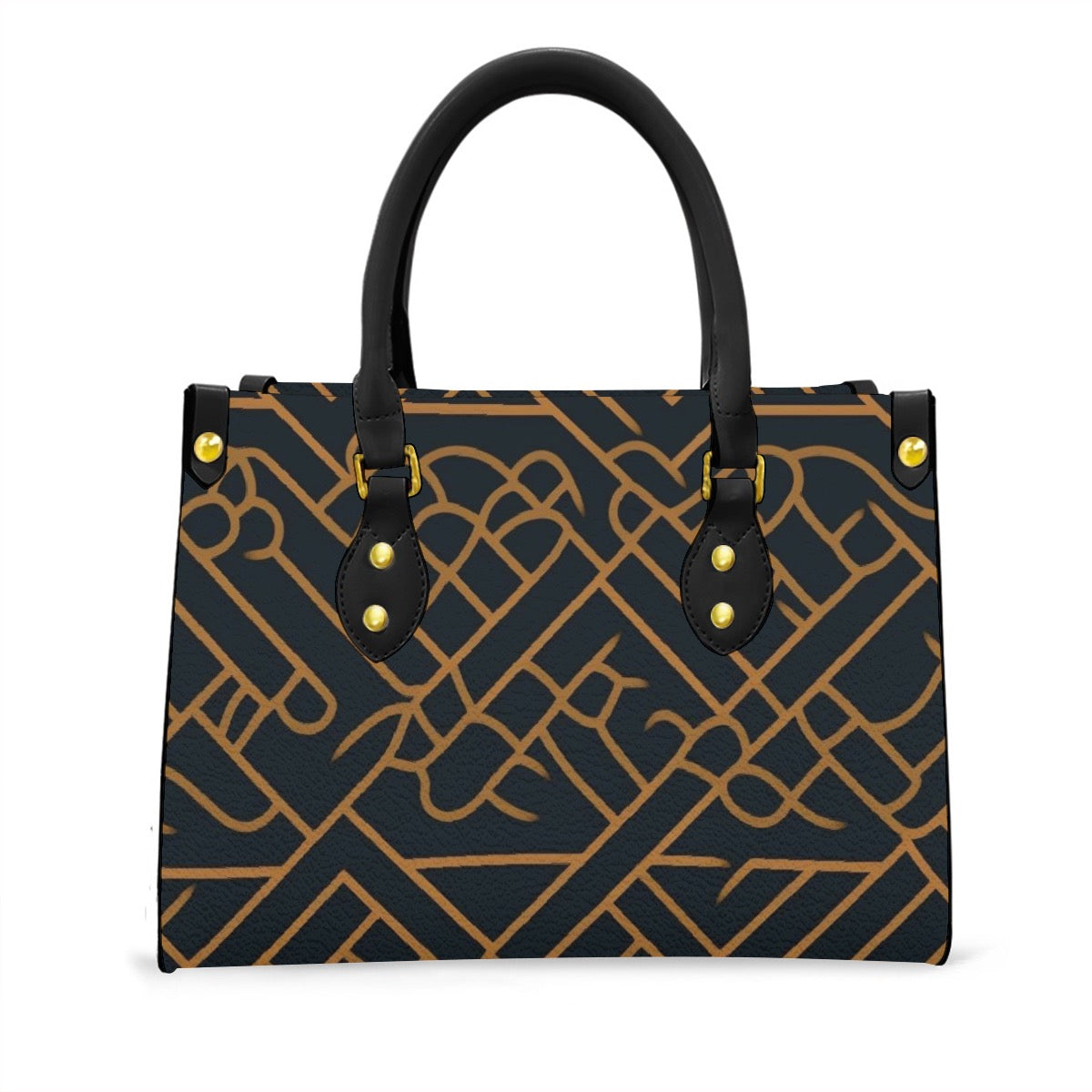 Women's Tote Bag With Black Handle