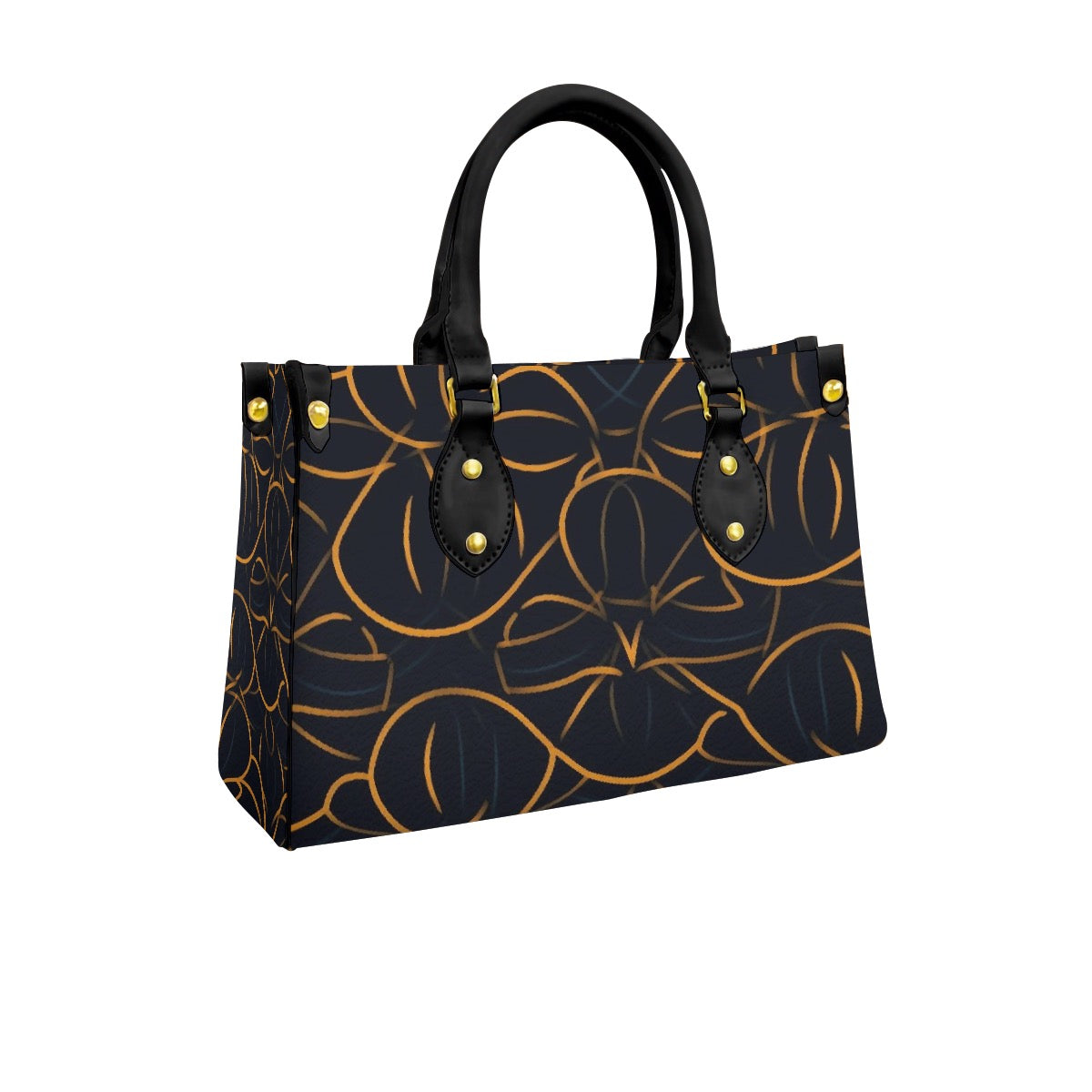 Women's Tote Bag With Black Handle