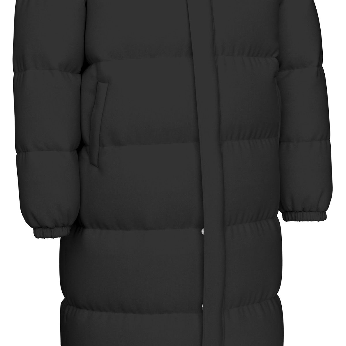 Charismatic Long Down Jacket black