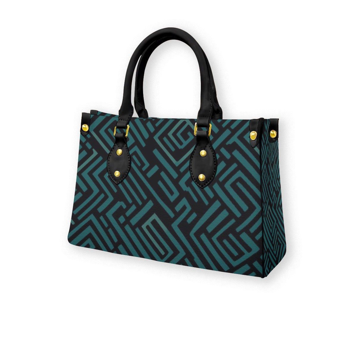 Women's Tote Bag With Black Handle